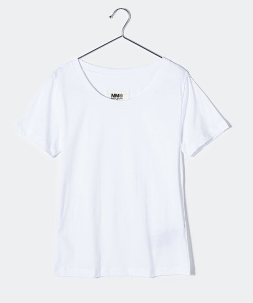 MM6 Maison Margiela(MM６　メゾンマルジェラ)/エムエム6 MM6 S52GC0280 S24405 Tシャツ レディース トップス 3枚セット メゾンマルジェラ 半袖 カットソー タグロゴ クルーネック カ/img07