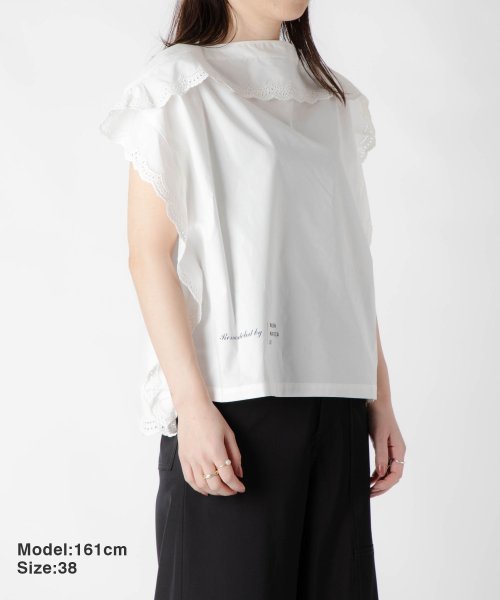 MM6 Maison Margiela(MM６　メゾンマルジェラ)/エムエム6 MM6 S52NC0304 S47294 Tシャツ レディース トップス メゾンマルジェラ 半袖 カットソー カジュアル シンプル 春夏 コットン /img02