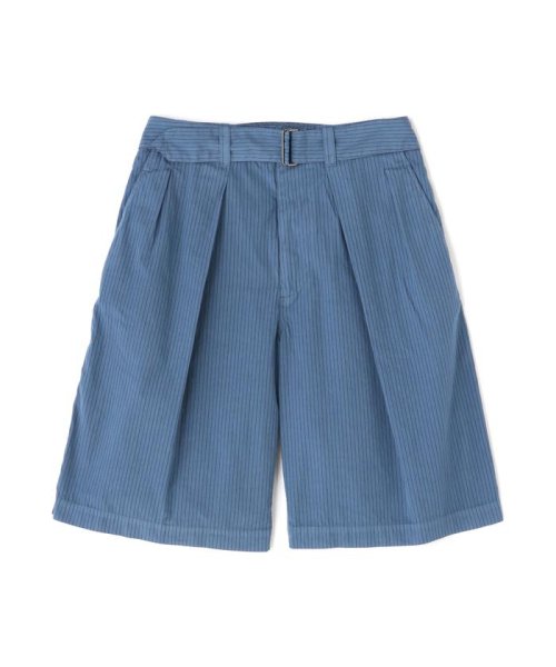 GARDEN(ガーデン)/YOKE/ヨーク/Garment Dye Stripe Belted Wide Shorts/img02