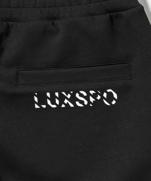 LUXEAKMPLUS(LUXEAKMPLUS)/LUXEAKMPLUS(リュクスエイケイエムプラス)ゴルフ 刺繍ロゴスウェットハーフパンツ【ゴルフ】/img14