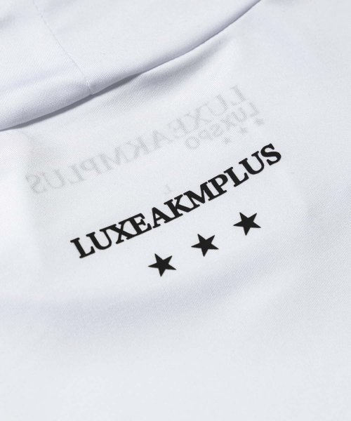 LUXEAKMPLUS(LUXEAKMPLUS)/LUXEAKMPLUS(リュクスエイケイエムプラス)ゴルフ バーチカルロゴ半袖モックネックTシャツ【ゴルフ】/img27