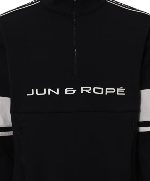 JUN and ROPE(ジュン＆ロペ)/【セットアップ対応】フロントロゴハーフZIPブルゾン/img09
