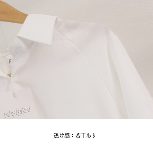 miniministore(ミニミニストア)/おしゃれ オープンカラーシャツ 無地/img04