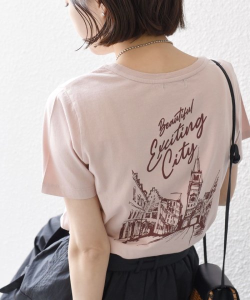 SHIPS WOMEN(シップス　ウィメン)/* オーガニックコットン アンティーク調 線画 TEE◇/img61