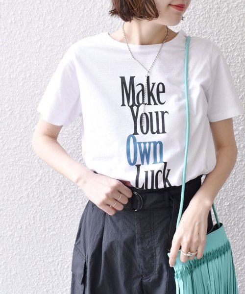 SHIPS WOMEN(シップス　ウィメン)/* オーガニックコットン 2パターン ロゴ TEE◇/img31