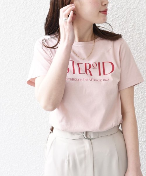 SHIPS WOMEN(シップス　ウィメン)/* オーガニックコットン 2パターン ロゴ TEE◇/img51