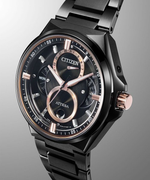 ATTESA アテッサ エコ・ドライブ リングソーラー ACT Line トリプルカレンダー ムーンフェイズ ACT Line