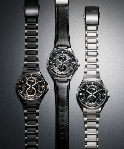 ATTESA アテッサ エコ・ドライブ リングソーラー ACT Line トリプルカレンダー ムーンフェイズ ACT Line