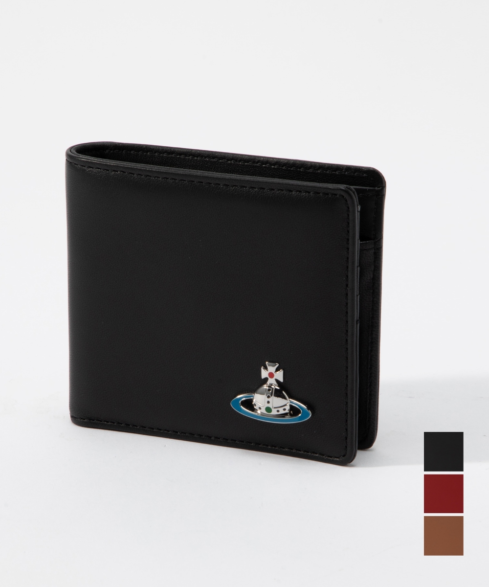 ヴィヴィアンウェストウッド 二つ折り財布 Vivienne Westwood 51010009 L001L NAPPA BILLFOLD WITH  COIN P