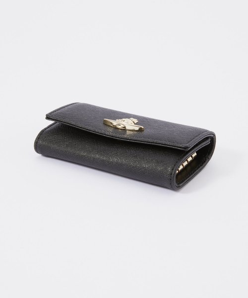 Vivienne Westwood(ヴィヴィアン・ウエストウッド)/ヴィヴィアンウェストウッド キーケース Vivienne Westwood 51020001 L001N SAFFIANO KEY CASE レディース ファッ/img04