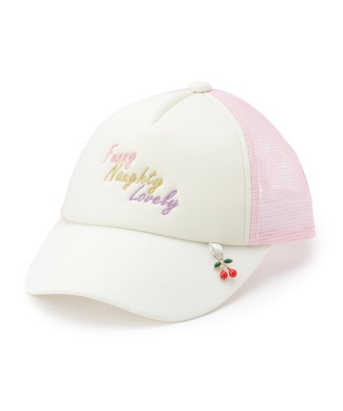 SHOO・LA・RUE(Kids) (シューラルーキッズ)/チェリーチャーム付きメッシュCAP/img01