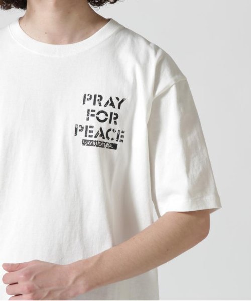 AVIREX(AVIREX)/《WEB&DEPOT限定》クルーネック Tシャツ プレイ フォー ピース/CREW NECK T－SHIRT PRAY FOR PEACE/img13