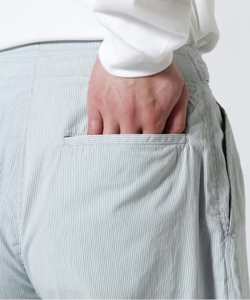 GARDEN(ガーデン)/YOKE/ヨーク/Garment Dye Stripe Belted Wide Shorts/img10