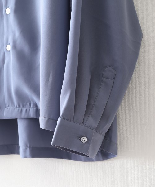 ZIP FIVE(ジップファイブ)/ドレープルーズオープンカラー長袖シャツ/img04