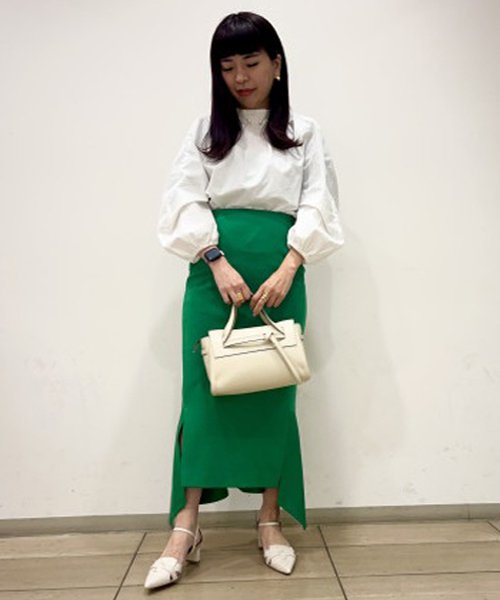 Knoty/レザーベルテッドトートBAG(mini) 0背胴