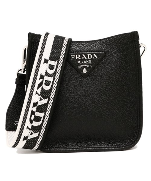 PRADA(プラダ)/プラダ ショルダーバッグ ヴィッテロダイノ ミニサイズ ミニバッグ ブラック レディース PRADA 1BH191 2DKV 3OO F0002/img01