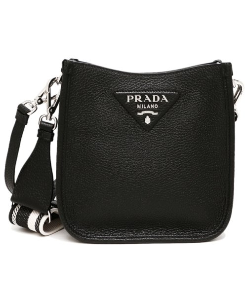 PRADA(プラダ)/プラダ ショルダーバッグ ヴィッテロダイノ ミニサイズ ミニバッグ ブラック レディース PRADA 1BH191 2DKV 3OO F0002/img05