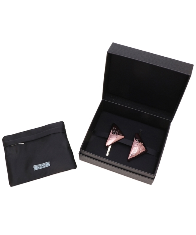 セール】プラダ ヘアピン ヘアアクセサリー ピンク レディース PRADA