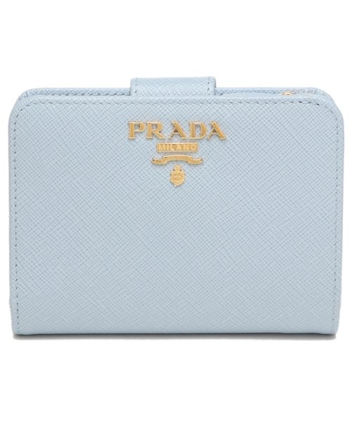 PRADA(プラダ)/プラダ 二つ折り財布 サフィアーノ ブルー レディース PRADA 1ML018 ZLP F02T0/img05