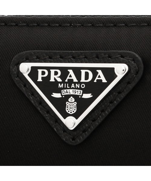 PRADA(プラダ)/プラダ ポーチ リナイロン サフィアーノ トライアングルロゴ ブラック メンズ PRADA 2NH004 2DMH F0002/img06