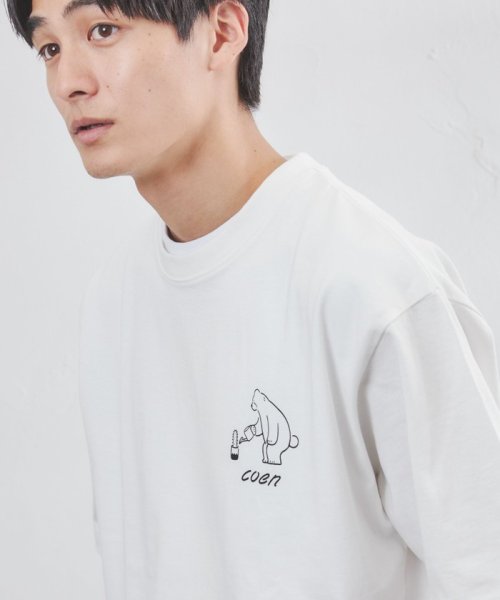 coen(coen)/Ryo　Kaneyasu×コーエンベアプリントTシャツ/img01