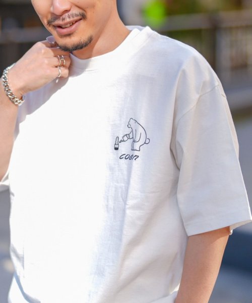 coen(coen)/Ryo　Kaneyasu×コーエンベアプリントTシャツ/img16