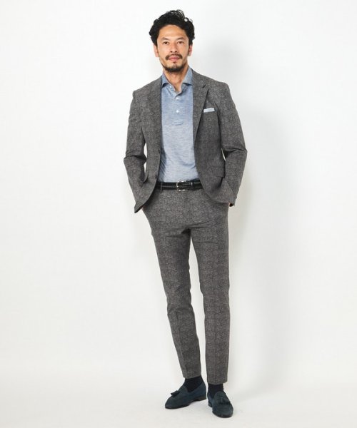 Men's Bigi(メンズビギ)/【ACTIVE TAILOR】COOL DOTSメランジプリントスラックス<セットアップ対応>/img02