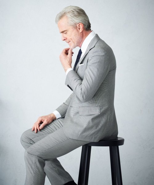 【J.PRESS MOVING】REDA ACTIVEマイクロハウンドトゥース ジャケット PRESS MOVING