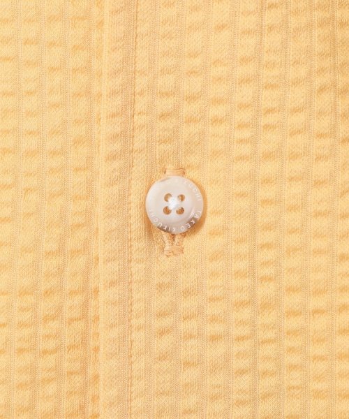 【抗菌防臭／7分袖】サッカージャージ ストライプシャツ また