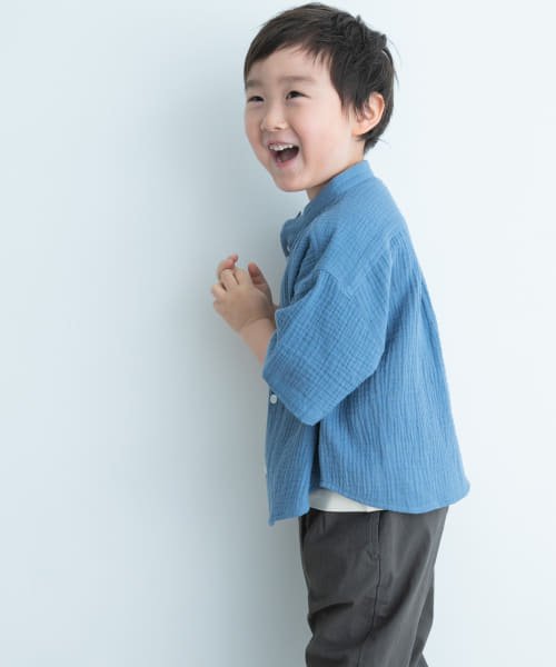 URBAN RESEARCH DOORS（Kids）(アーバンリサーチドアーズ（キッズ）)/Wガーゼバンドカラーシャツ(KIDS)/img01