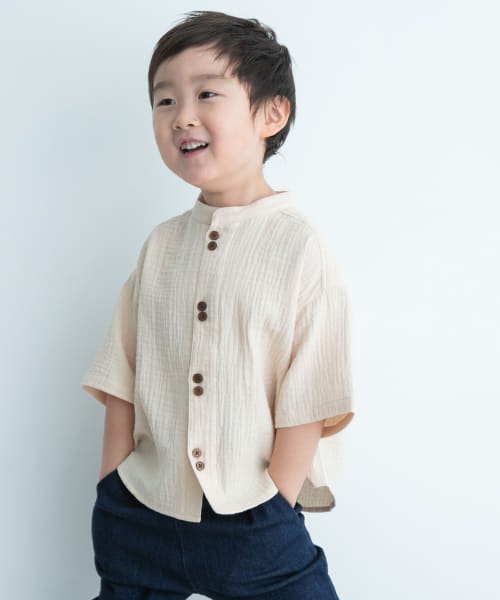 URBAN RESEARCH DOORS（Kids）(アーバンリサーチドアーズ（キッズ）)/Wガーゼバンドカラーシャツ(KIDS)/img14