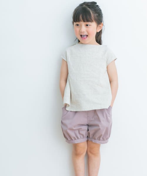 URBAN RESEARCH DOORS（Kids）(アーバンリサーチドアーズ（キッズ）)/『セットアップ対応』リネンコットン2WAYタックブラウス(KIDS)/img06