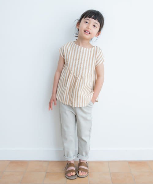 URBAN RESEARCH DOORS（Kids）(アーバンリサーチドアーズ（キッズ）)/『セットアップ対応』リネンコットン2WAYタックブラウス(KIDS)/img09