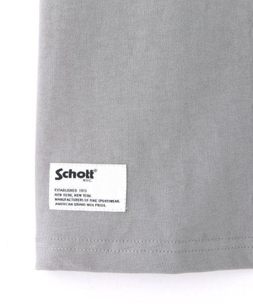 Schott(ショット)/S/S T－SHIRT "STANDARD LEATHER"/半袖 Tシャツ "スタンダードレザー/img17