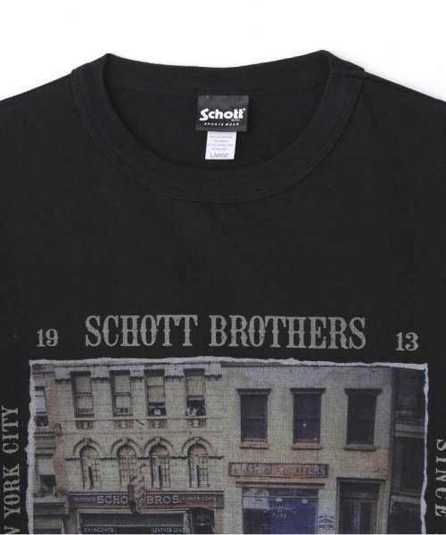 Schott(ショット)/S/S T－SHIRT "PHOTO"/半袖 Tシャツ "フォト/img11