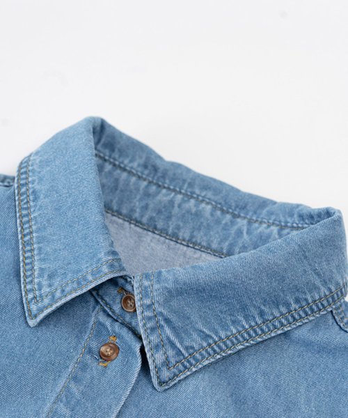 ARGO TOKYO(アルゴトウキョウ)/Big Pocket Denim Shirt 23001　ビッグポケットデニムシャツ　デニム　シャツ　ブラウス　トップス　春　秋　新作/img40