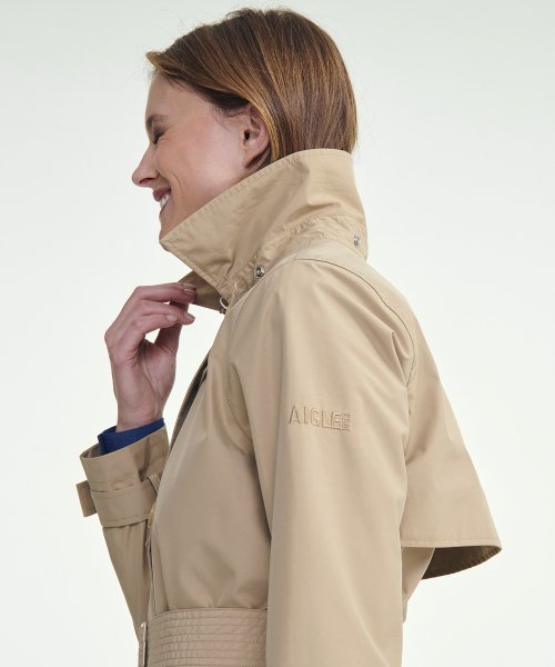 ゴアテックス ショートトレンチコート 