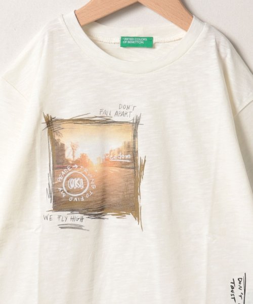 BENETTON (UNITED COLORS OF BENETTON BOYS)(ユナイテッド　カラーズ　オブ　ベネトン　ボーイズ)/キッズフォトプリント半袖Tシャツ・カットソーB/img03