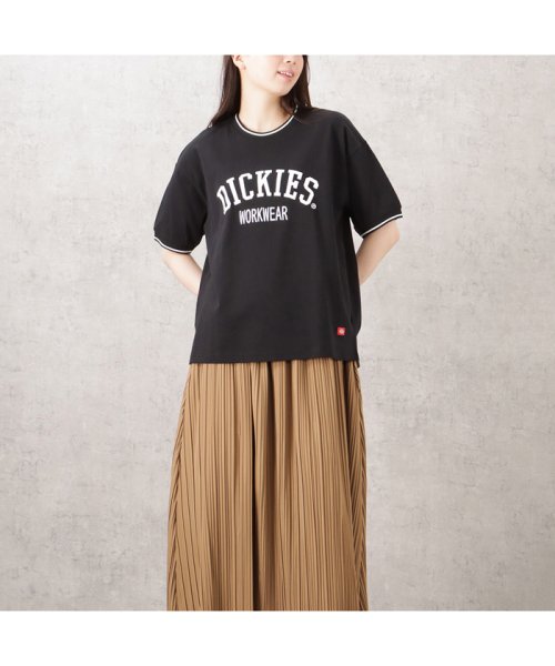 MAC HOUSE(women)(マックハウス（レディース）)/Dickies ディッキーズ リブライン半袖Tシャツ 3287－7936/img04