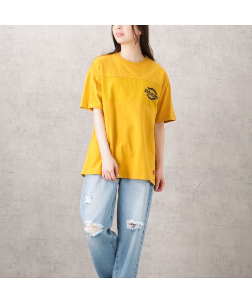 MAC HOUSE(women)(マックハウス（レディース）)/Dickies ディッキーズ 別布切り替えTシャツ 3287－7931/img04