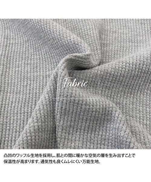 TopIsm(トップイズム)/AVIREX アビレックス Tシャツ メンズ 半袖 サーマル クルーネックTシャツ 無地 デイリーインナー カットソー /img15