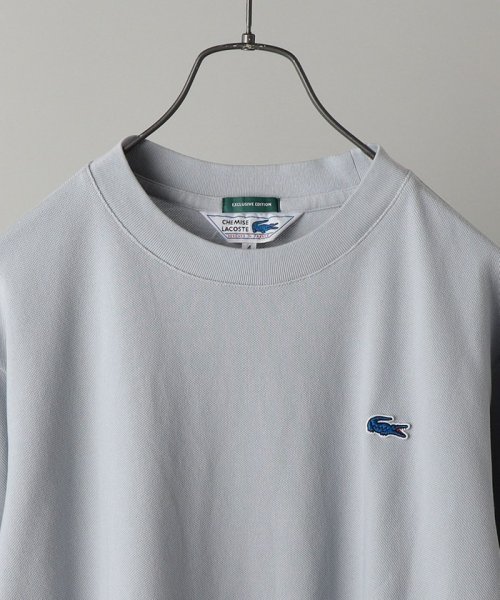 SHIPS MEN(シップス　メン)/【SHIPS別注】LACOSTE: ガーメントダイ ピケ ロングスリーブ Tシャツ (ロンT)/img11