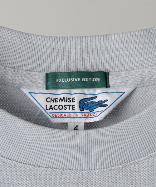 SHIPS MEN(シップス　メン)/【SHIPS別注】LACOSTE: ガーメントダイ ピケ ロングスリーブ Tシャツ (ロンT)/img13