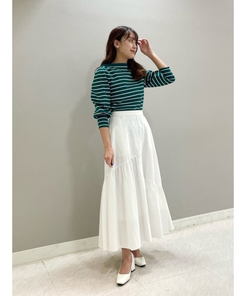 ギャザーロングスカート 