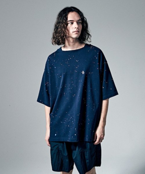 Penguin by Munsingwear(ペンギン　バイ　マンシングウェア)/HAND PAINT BASQUE SHIRT/ハンドペイント　バスクシャツ【アウトレット】/img01