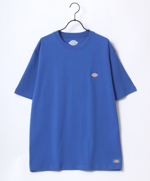 LAZAR(ラザル)/【Lazar】Dickies/ディッキーズ 別注 オーバーサイズ ロゴワッペン ワンポイント刺繍 Tシャツ/無地/リブライン リンガー メンズ 半袖 Tシャツ/img31