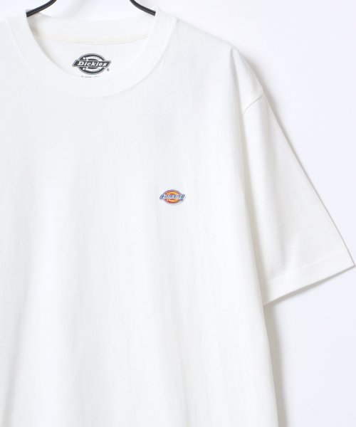 LAZAR(ラザル)/【Lazar】Dickies/ディッキーズ 別注 オーバーサイズ ロゴワッペン ワンポイント刺繍 Tシャツ/無地/リブライン リンガー メンズ 半袖 Tシャツ/img37