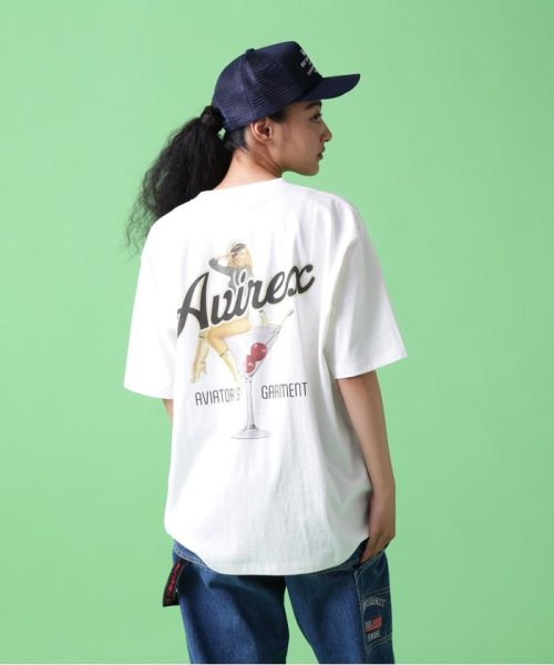 AVIREX(AVIREX)/《WEB&DEPOT限定》COCKTAIL LOGO PIN－UP SHORT SLEEVE T/Tシャツ/img19