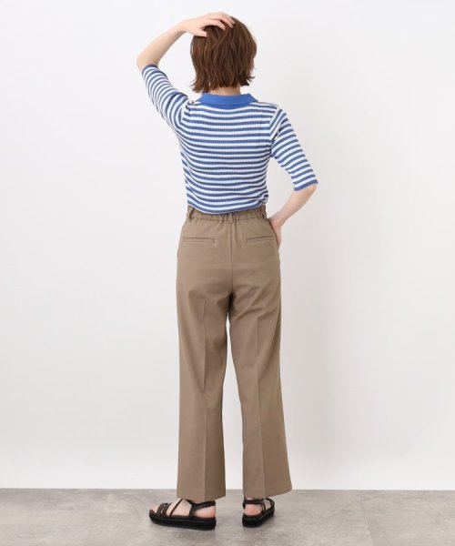 ソフトな清涼感！！シワになりにくいキレイ目ストレート夏パンツ！！