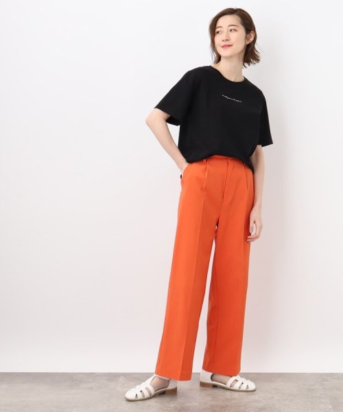 ソフトな清涼感！！シワになりにくいキレイ目ストレート夏パンツ！！